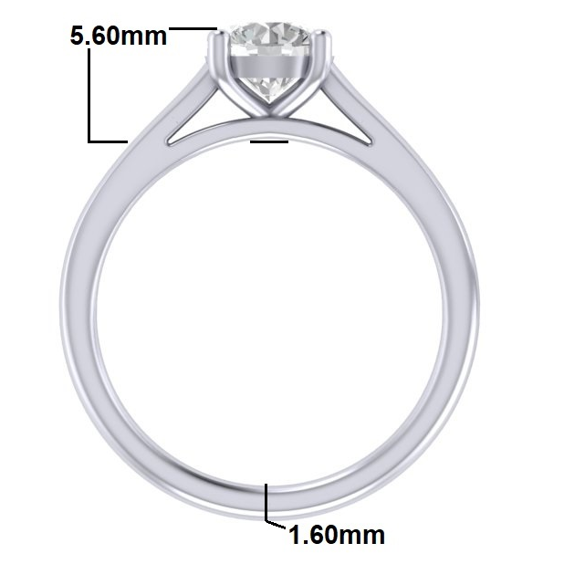 RC1413 Round Diamond Solitaire Ring