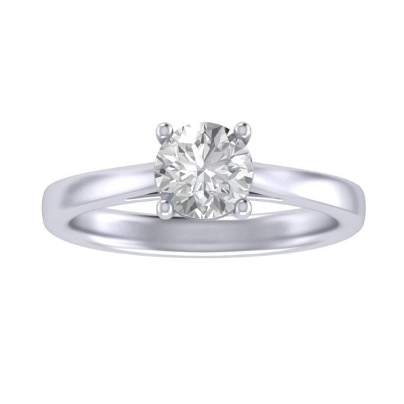 RC1413 Round Diamond Solitaire Ring