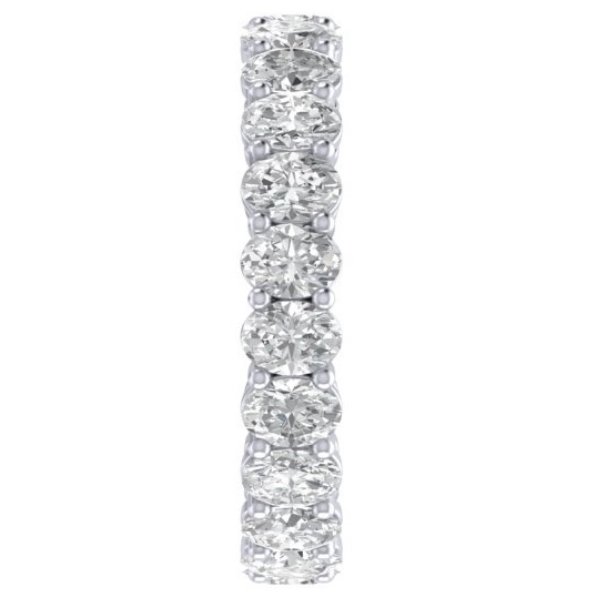 RC1514 Oval Diamond Eternity Ring