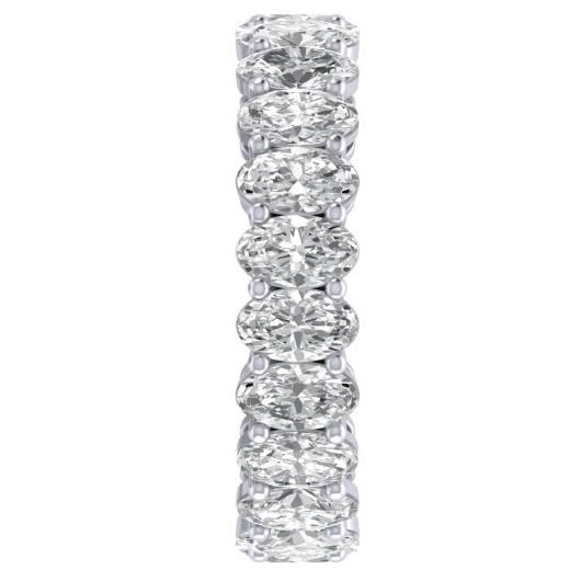 RC1516 Oval Diamond Eternity Ring