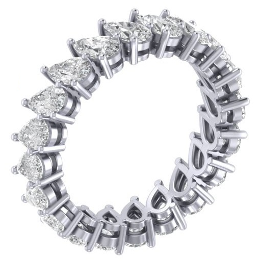 RC1520 Pear Diamond Eternity Ring