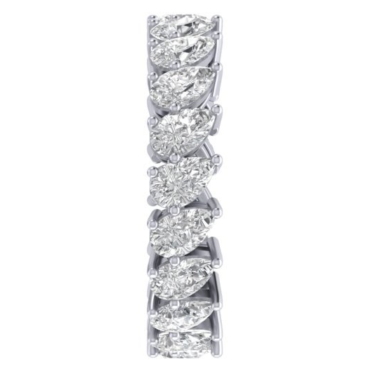 RC1520 Pear Diamond Eternity Ring