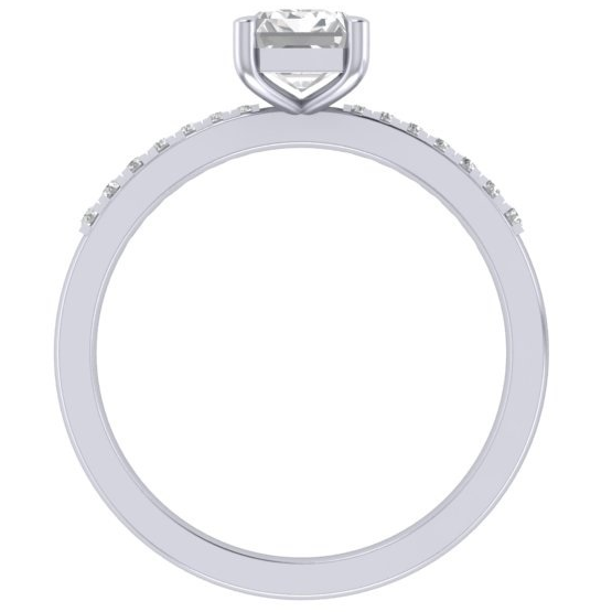 RC1708R Radiant Diamond Band Ring