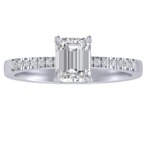 RC1708R Radiant Diamond Band Ring