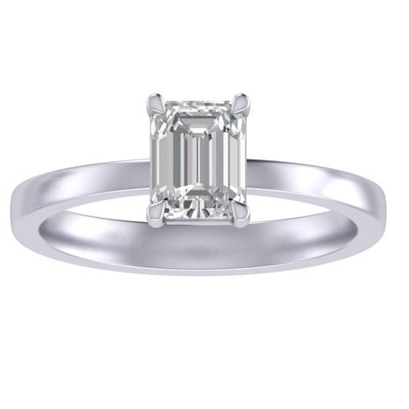 RC1717R Radiant Diamond Solitaire Ring